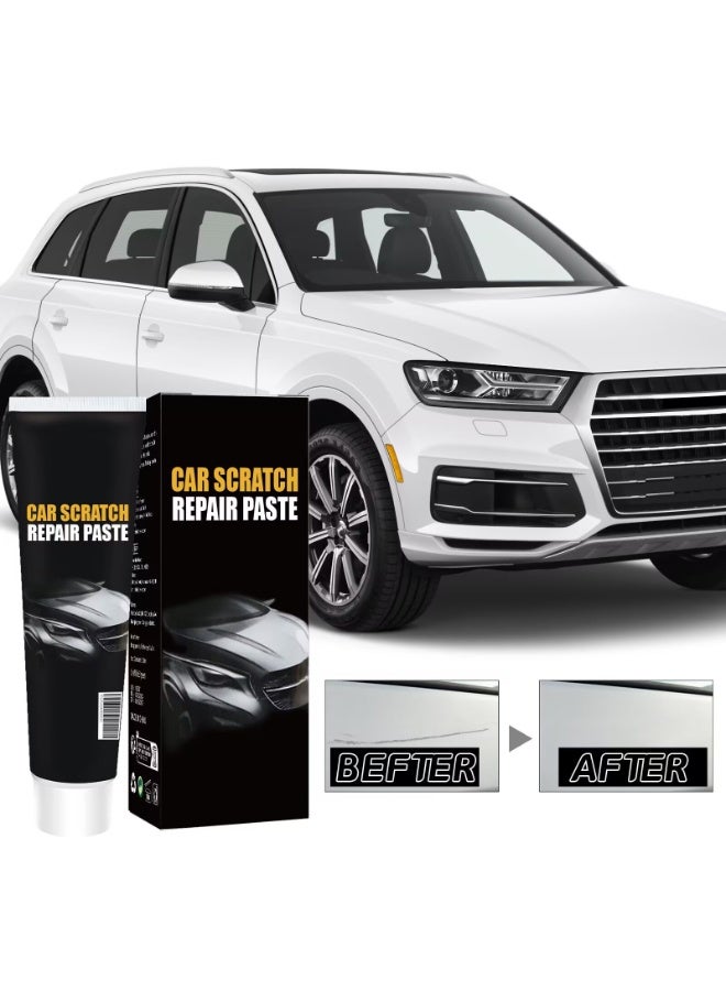 Car Scratch Repair Paste, Car Scratch Remover, Car Scratch Repair Paste Polishing Wax, Premium Scratch Remover Kit with Wipe & Sponge for Vehicles for Deep Scratches - Image 1