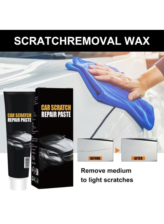 Car Scratch Repair Paste, Car Scratch Remover, Car Scratch Repair Paste Polishing Wax, Premium Scratch Remover Kit with Wipe & Sponge for Vehicles for Deep Scratches - Image 3