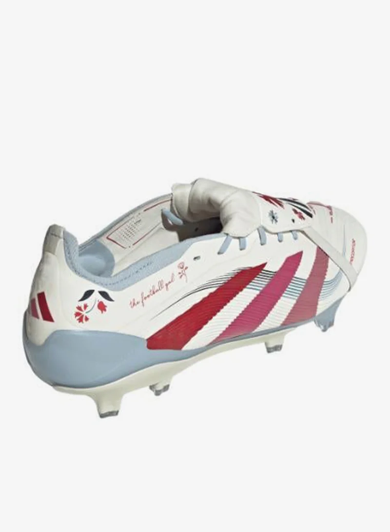 Adidas OWHITE/EASPNK/PURRUB Predator Elite Ft Fg Tfg White Football Unisex Shoes  | Best Price UAE
