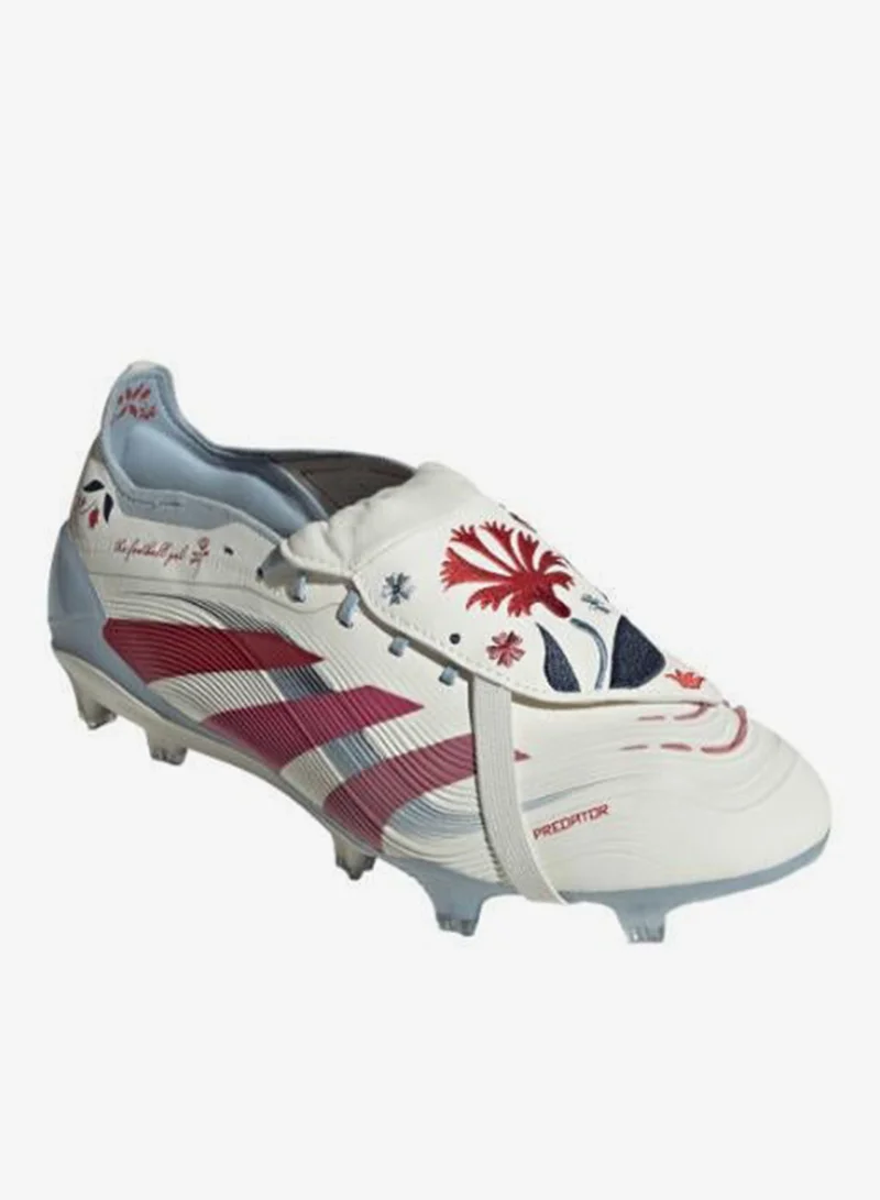 Adidas OWHITE/EASPNK/PURRUB Predator Elite Ft Fg Tfg White Football Unisex Shoes  | Best Price UAE