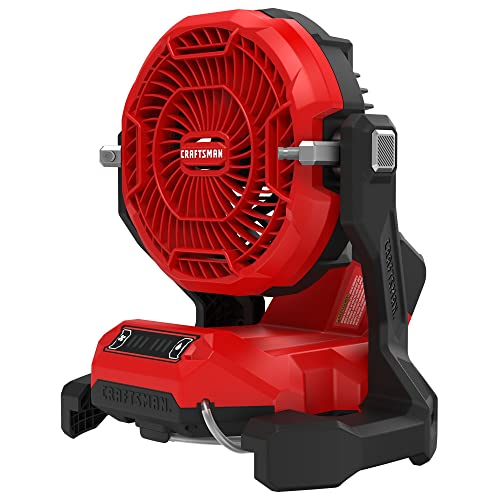 CRAFTSMAN مروحة شخصية بدون سلك من كرافتسمان V20، مروحة رذاذ، إعدادات للرذاذ وتدفق الهواء، مدمجة، أداة عارية فقط (CMCE003B) - Image 1