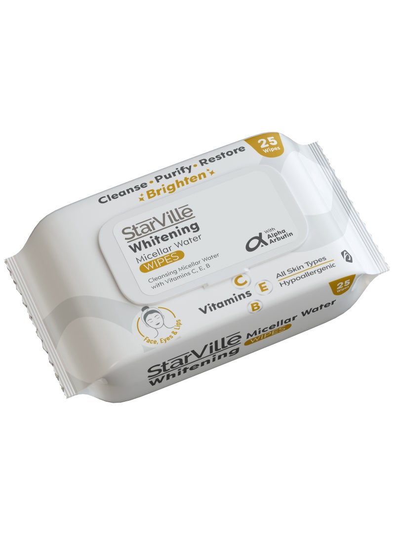 starville StarVille Whitening Micellar Water Wipes 25 - Image 3