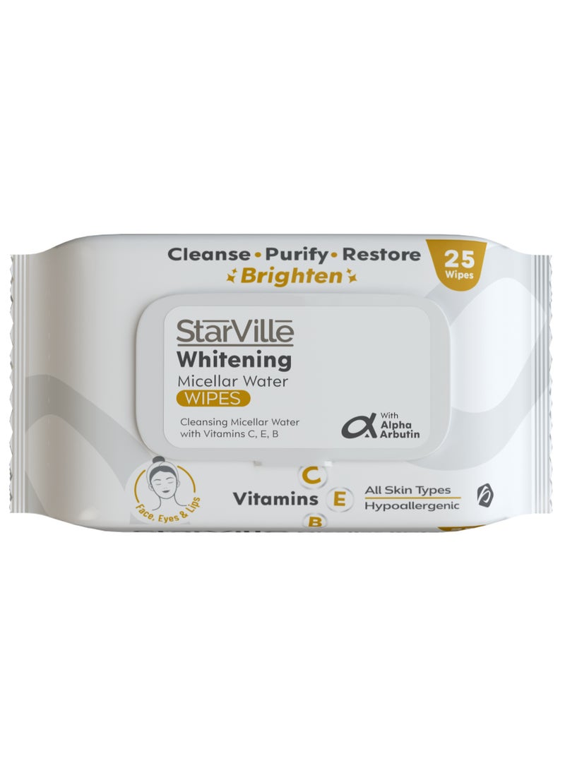 starville StarVille Whitening Micellar Water Wipes 25 - Image 2