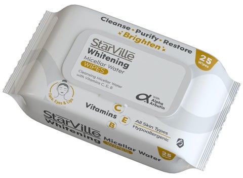 StarVille Whitening Micellar Water Wipes 25