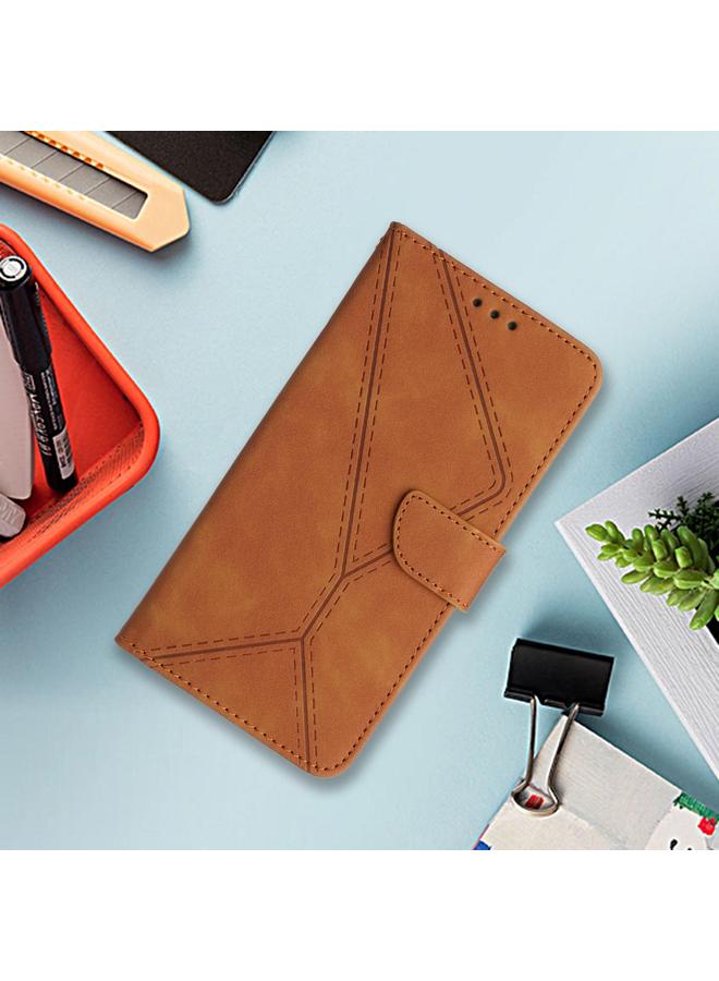 Zaboon Case For Infinix Note 50 Pro 4G / Note 50 4G Stitching Embossed Leather Phone Case - Image 2