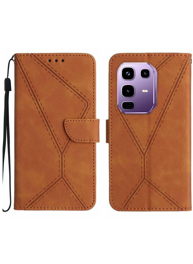 Zaboon Case For Infinix Note 50 Pro 4G / Note 50 4G Stitching Embossed Leather Phone Case - Image 1