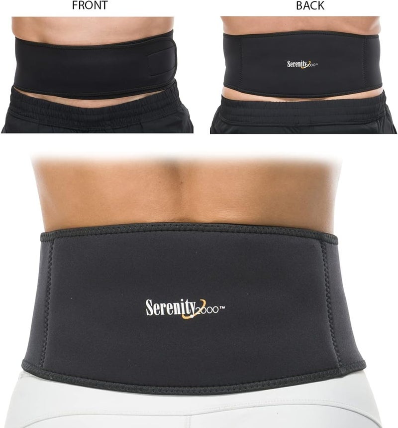 SERENITY2000 Magnetic Therapy Back Wrap for Lower Back - Adjustable Lumbar Support Brace for Sciatica & Pain Relief - 16 x 1100 Gauss Magnets - Image 4