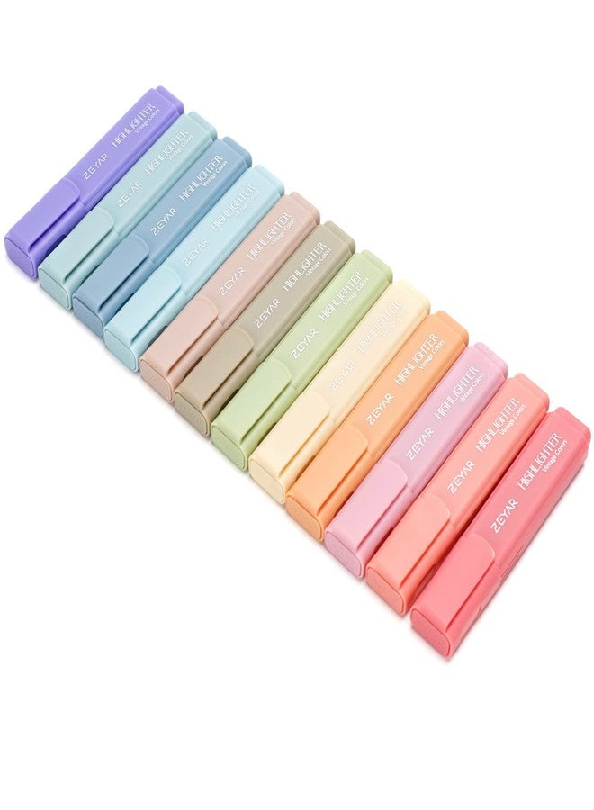 ZEYAR Highlighter Pen, Cream Colors Chisel Tip Markers, Water Based, Quick Dry, No Bleed, for Bible Study Notes School Office (24 Fulls Colors) - Image 4