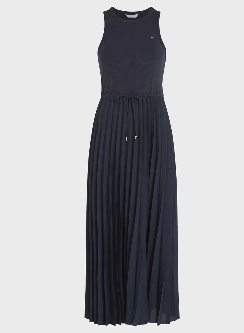 TOMMY HILFIGER Pleated Midi Dress