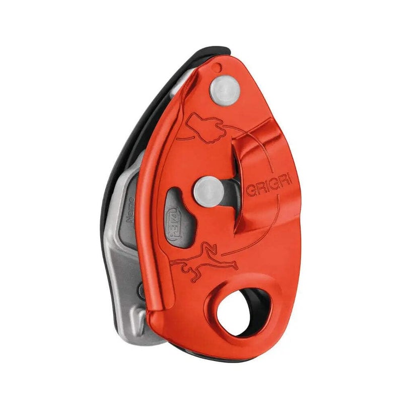 Petzl GRIGRI Belay Device - Belay Device with Cam-Assisted Blocking for Sport, Trad, and Top-Rope Climbing - Red/Orange - Image 2