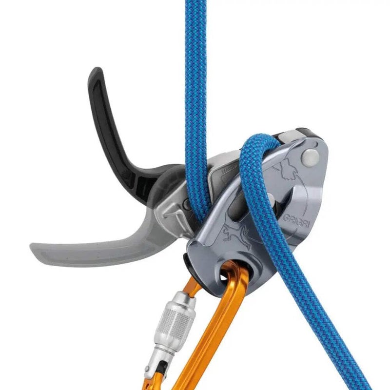 Petzl GRIGRI Belay Device - Belay Device with Cam-Assisted Blocking for Sport, Trad, and Top-Rope Climbing - Red/Orange - Image 4