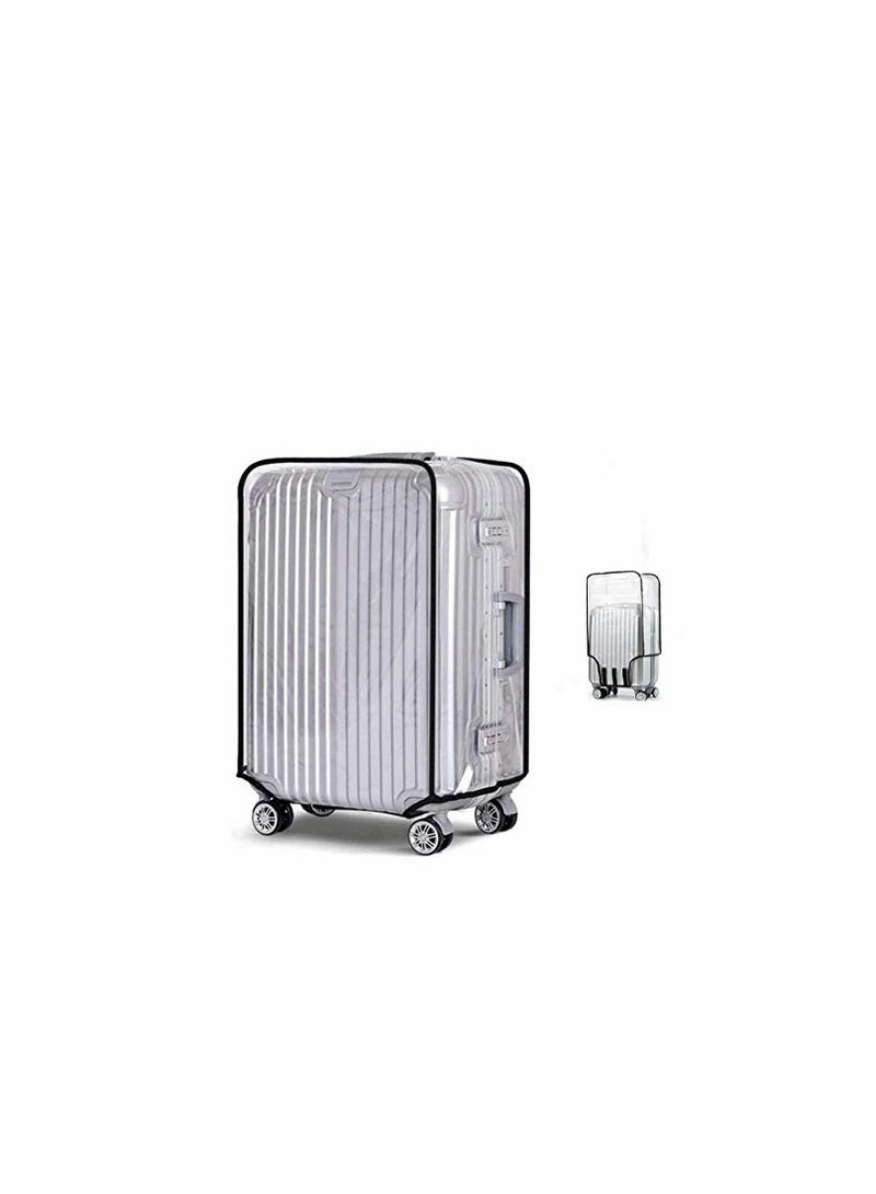 Barakah Clear PVC Travel Luggage Protector Suitcase Covers Suitcase Protective Cover 20" 22" 24" 26" 28" 30'' - Image 1