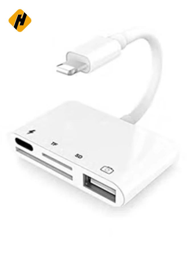 HuHa - GS12 Lightning to USB OTG Adapter – Connect USB Devices to Your iPhone or iPad - Image 1