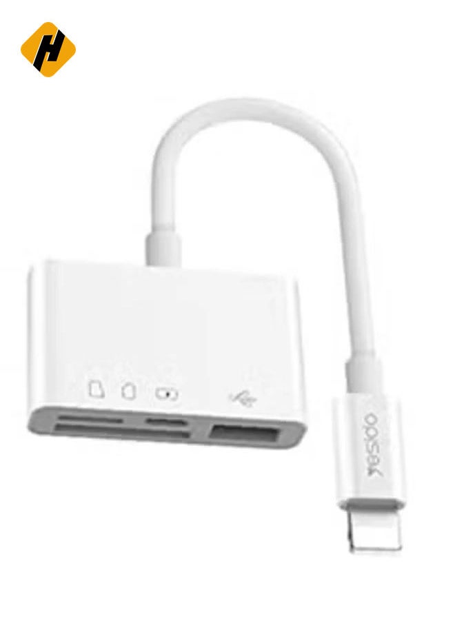 HuHa - GS12 Lightning to USB OTG Adapter – Connect USB Devices to Your iPhone or iPad - Image 1