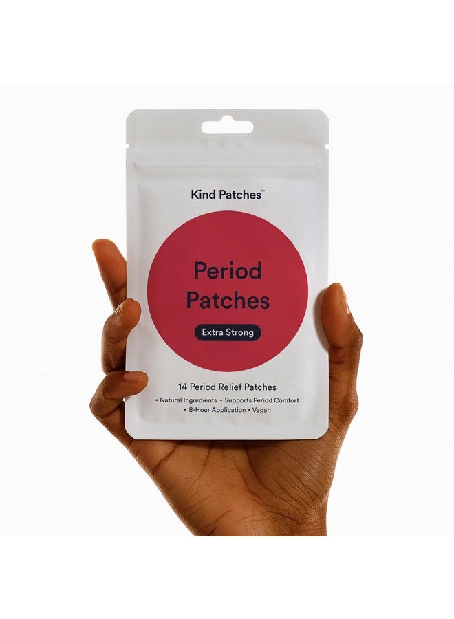 Kind Patches Period Patches Extra Strong - Period Relief with Menthol and Ginger Extract - Menstrual Relief with Natural Essential Oils - 14 Count - Image 4