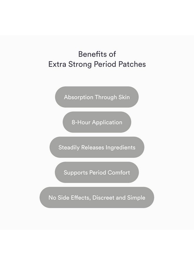 Kind Patches Period Patches Extra Strong - Period Relief with Menthol and Ginger Extract - Menstrual Relief with Natural Essential Oils - 14 Count - Image 2