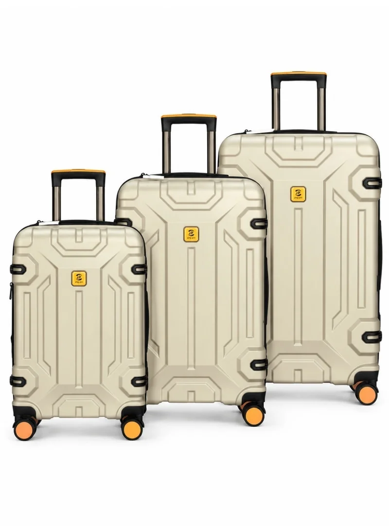Waf 3 Piece Hard Shell Luggage Set 20/26/30 Inch – TSA Lock, 360° Spinner Wheels, Cabin, Medium & Large Travel Trolley Suitcases