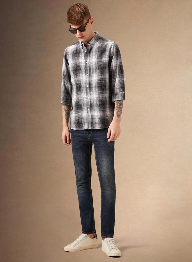 دينيس لينغو قميص كاروهات كاجوال من ستايلي - Image 5