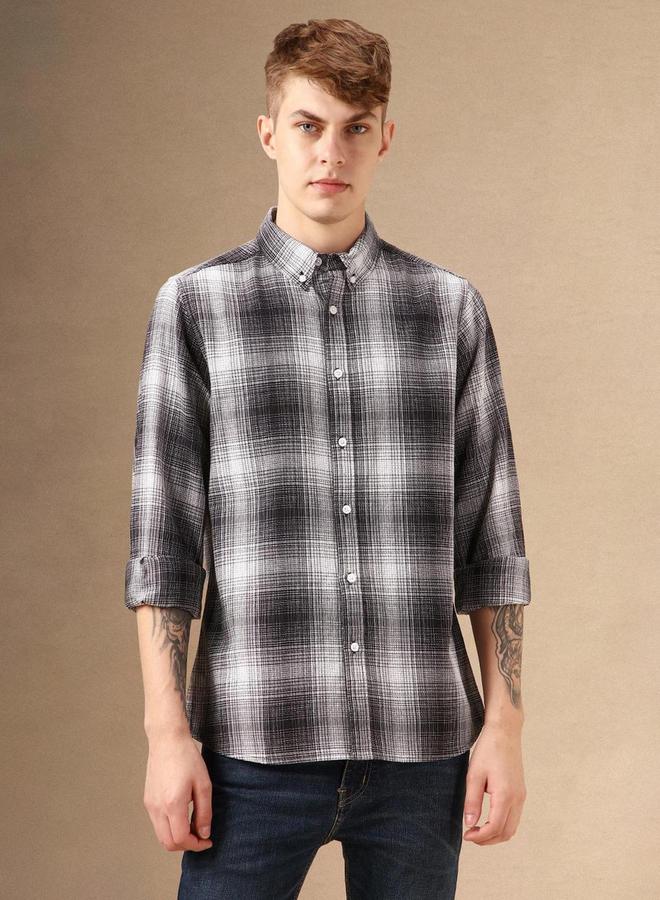 دينيس لينغو قميص كاروهات كاجوال من ستايلي - Image 3