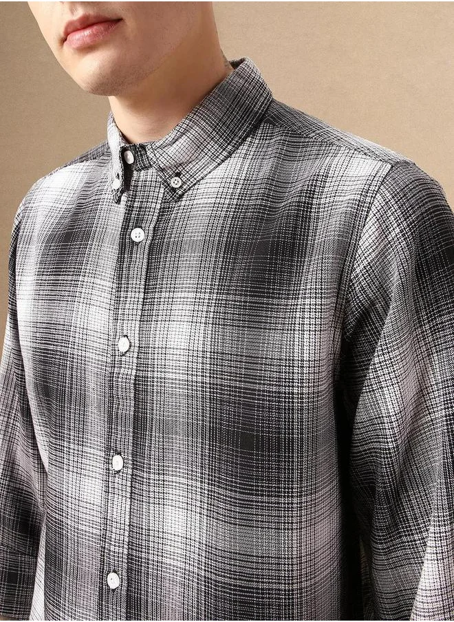 Dennis Lingo Casual Plaid Shirt by Styli