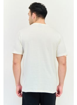 RBX Men Sportswear Fit Short Sleeve Outdoor T-Shirt, Off White  - Image 3
