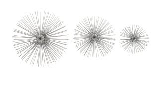 CosmoLiving by Cosmopolitan Metal Starburst Home Wall Decor 3D Wall Sculpture Set of 3 Wall Art 6 9 12W Silver - pzsku/Z2246CFF6DE9A5BC0BB28Z/45/1749490060/b9e38d29-f69b-4b14-9b84-1d6ccf69f683