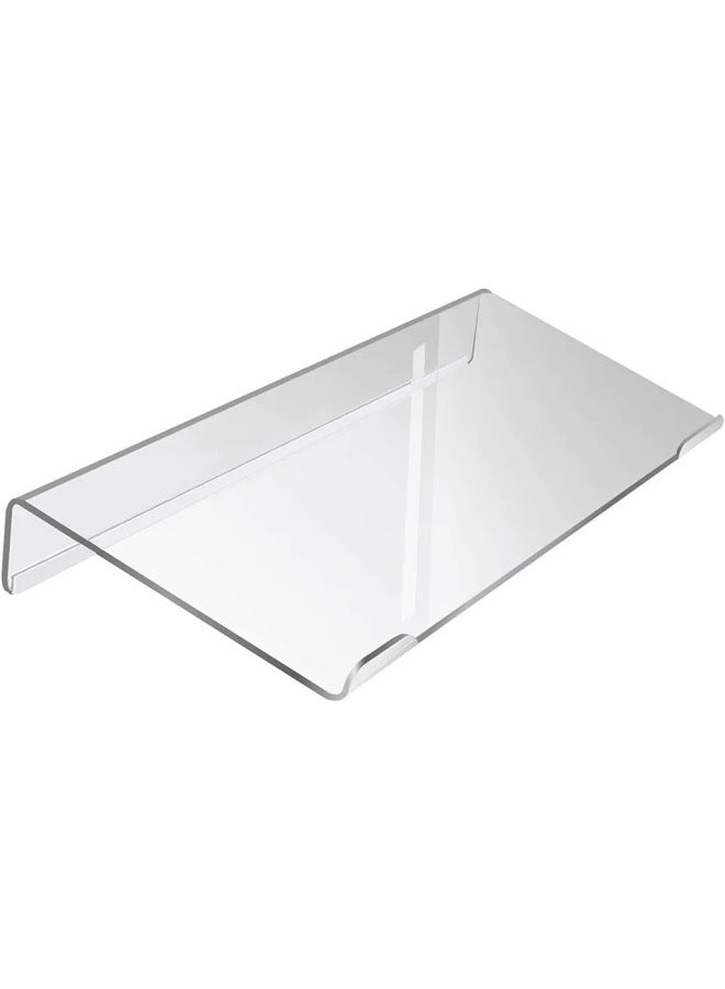 Acrylic Keyboard Tray High Display Stand Transparent Anti-slip Keyboard Holder Computer Digital Accessories Bracket-Color:Transparent-Style:Small Keyboard Stand - Image 1