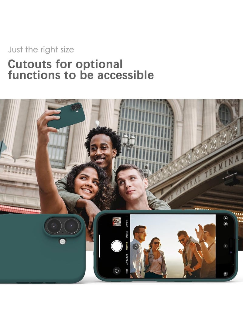 Liquid Silicone Case for iP 16 – Soft Touch, Shockproof, Anti-Scratch Protective Phone Cover with Microfiber Lining – Full-Body Protection - Image 4