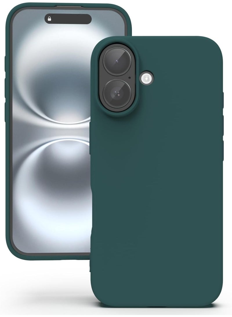 Liquid Silicone Case for iP 16 – Soft Touch, Shockproof, Anti-Scratch Protective Phone Cover with Microfiber Lining – Full-Body Protection - Image 1