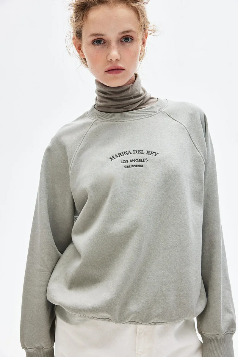 اتش اند ام Raglan-Sleeved Sweatshirt