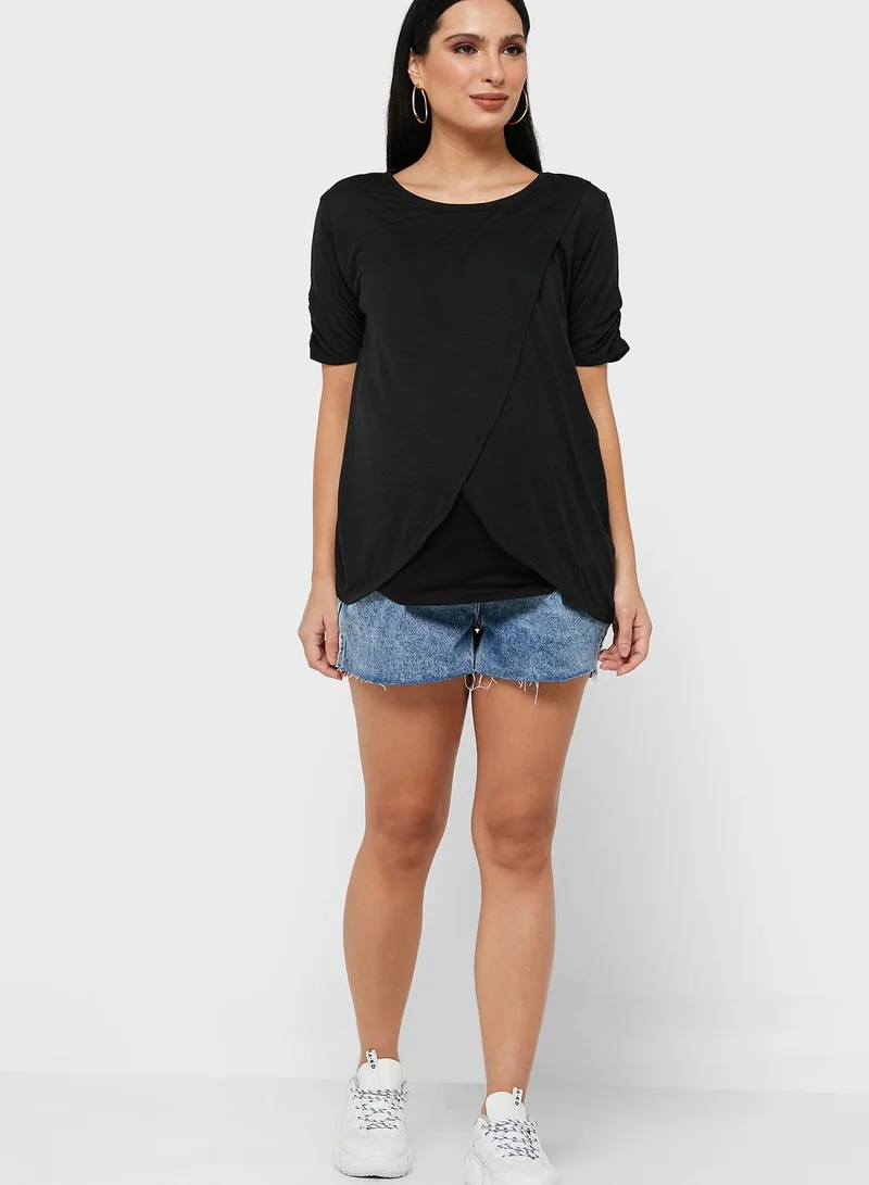 New Look Maternity Denim Short