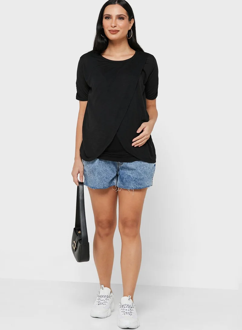 New Look Maternity Denim Short