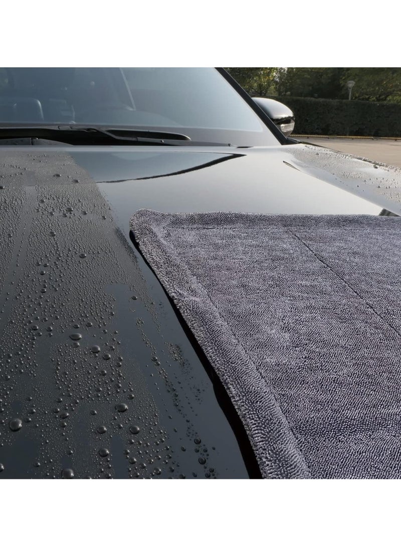 Generic 1400Gsm Thick Microfiber Car Drying Detailing Towel Cleaning Cloth 40x40cm  - Image 3