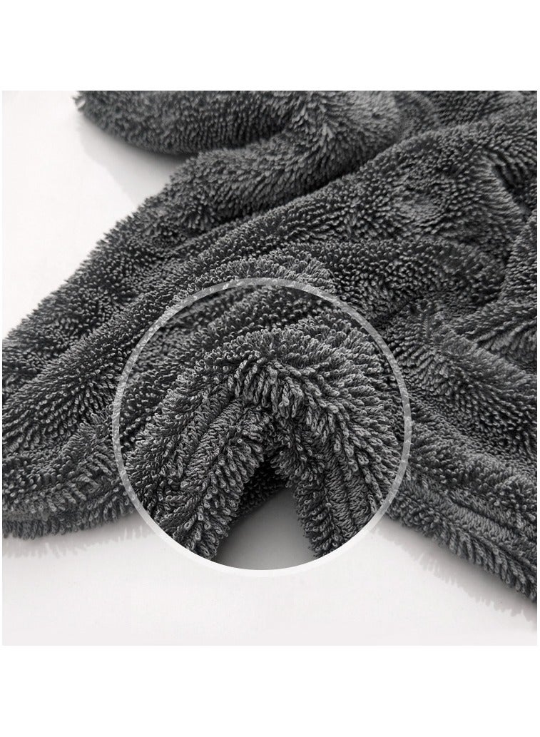 Generic 1400Gsm Thick Microfiber Car Drying Detailing Towel Cleaning Cloth 40x40cm  - Image 5