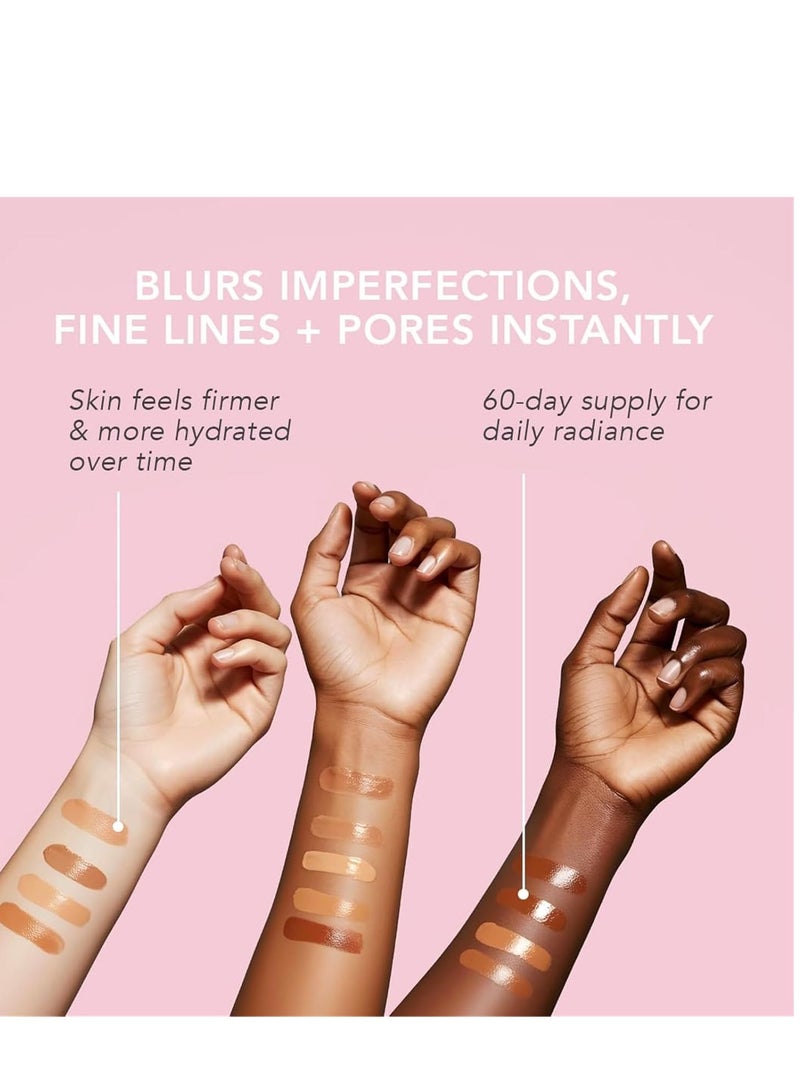 EELHOE Peptide Bounce Foundation | Anti-Aging Vegan Makeup with Firming Peptides, Medium Buildable Coverage, Blurs Wrinkles & Smooths Skin Texture - Clean Formula for Mature Skin 20g - Image 5