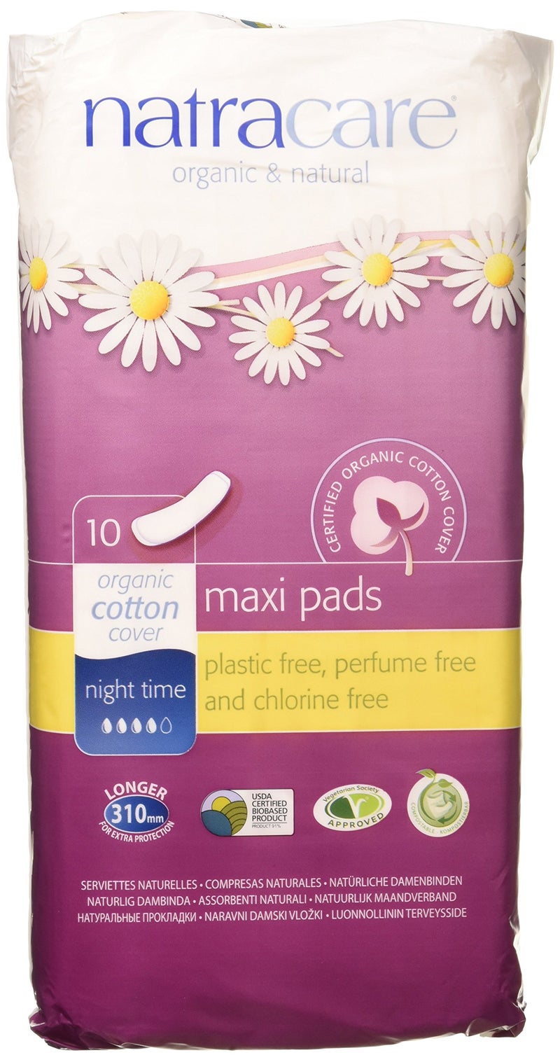 NATRACARE Pads, Night-Time/Overnight 10 ct, 3 Pack (30 Pads) - Image 4