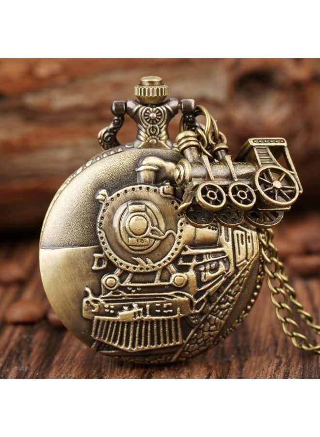KUYING New Retro Flip Pendant Commemorative Watch 