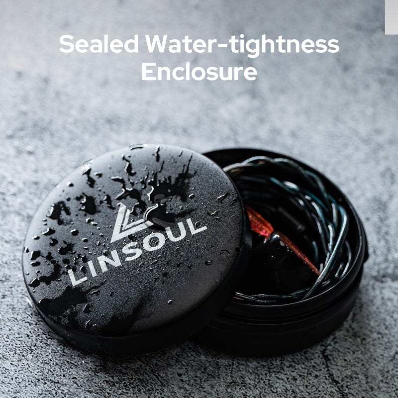 Linsoul Mini Portable Aluminum Storage Earphone Case, Water Resistant, Hard Protective Traval Carrying Case for KZ ZS10 PRO, Kiwi Ears Orchestra lite/Singolo/Cadenza, Simgot EA500LM, Tangzu Wan'er - Image 4