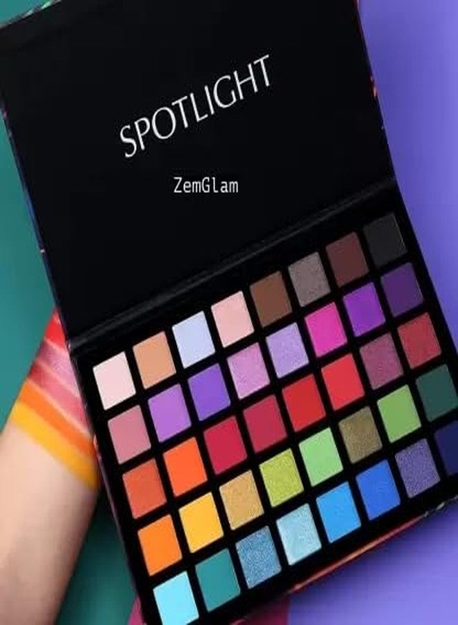 ZemGlam Eyeshadow Palette Professional 40 Color Eye-Shadow Pallete 40 g (Multicolour) - Image 3