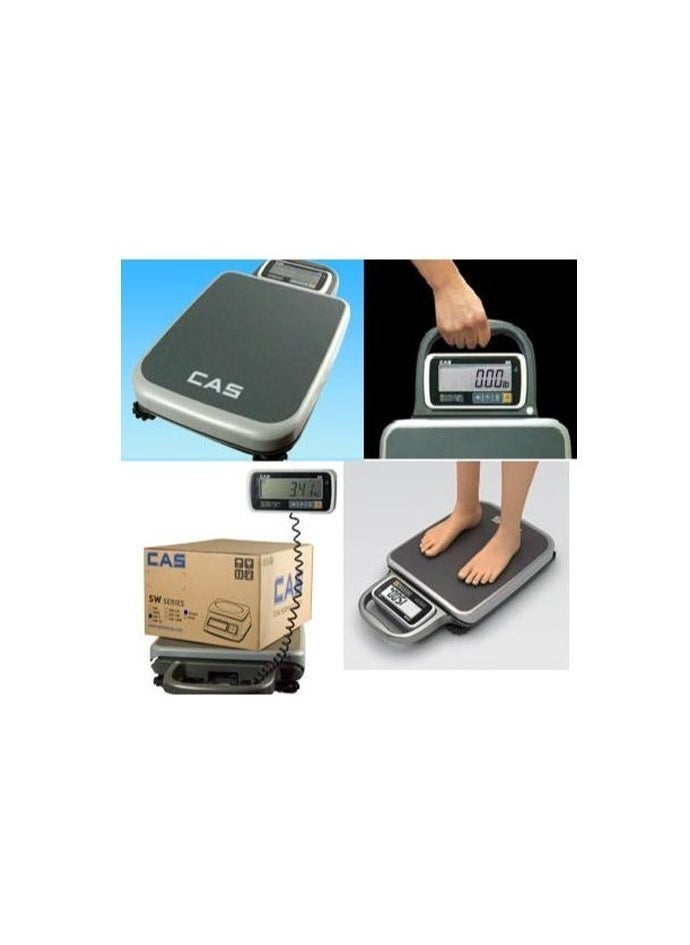 CAS - CAS PB-200 PB Series Portable Bench Scale, 200 Kg Capacity, 50/100 g Division - Image 1