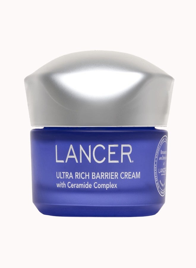 Lancer Ultra Rich Barrier Cream with Ceramide and Jojoba, Intense Moisturizing Skin Barrier Repair Cream for Dry Skin and Wrinkles (1.7 oz) - Image 1
