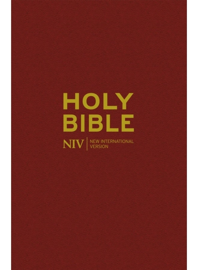 NIV Popular Burgundy Hardback Bible