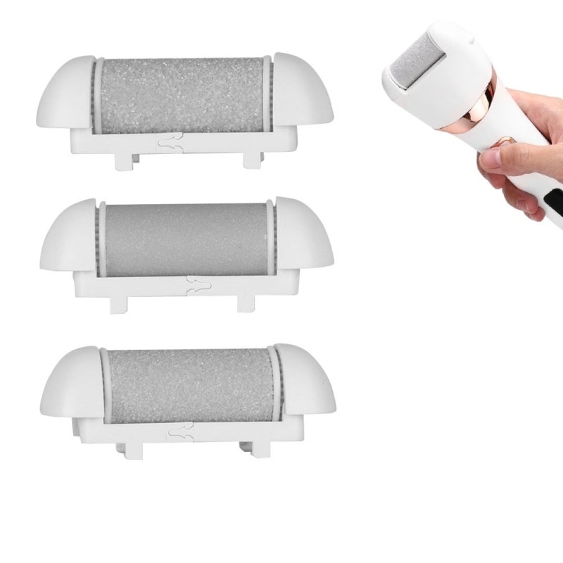 Foot Callus Remover Head: 3 Coarse Medium Fine Quartz Sand Grinding Heads - Easy To Install Safe Pedicure Accessory For Home Pedicure Care - Image 5