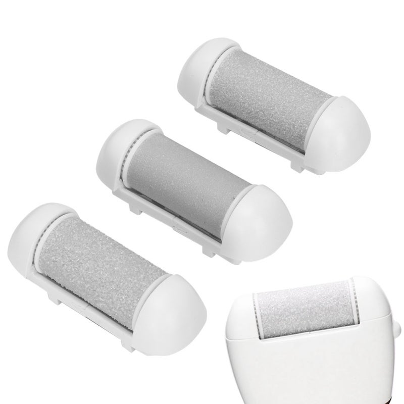 Foot Callus Remover Head: 3 Coarse Medium Fine Quartz Sand Grinding Heads - Easy To Install Safe Pedicure Accessory For Home Pedicure Care - Image 4