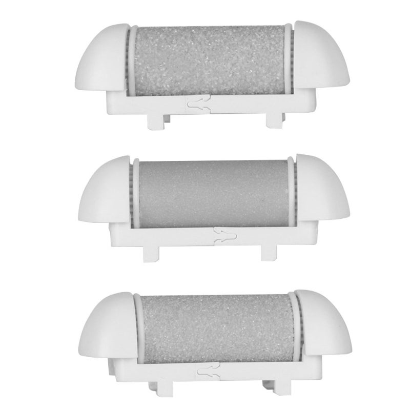 Foot Callus Remover Head: 3 Coarse Medium Fine Quartz Sand Grinding Heads - Easy To Install Safe Pedicure Accessory For Home Pedicure Care - Image 3