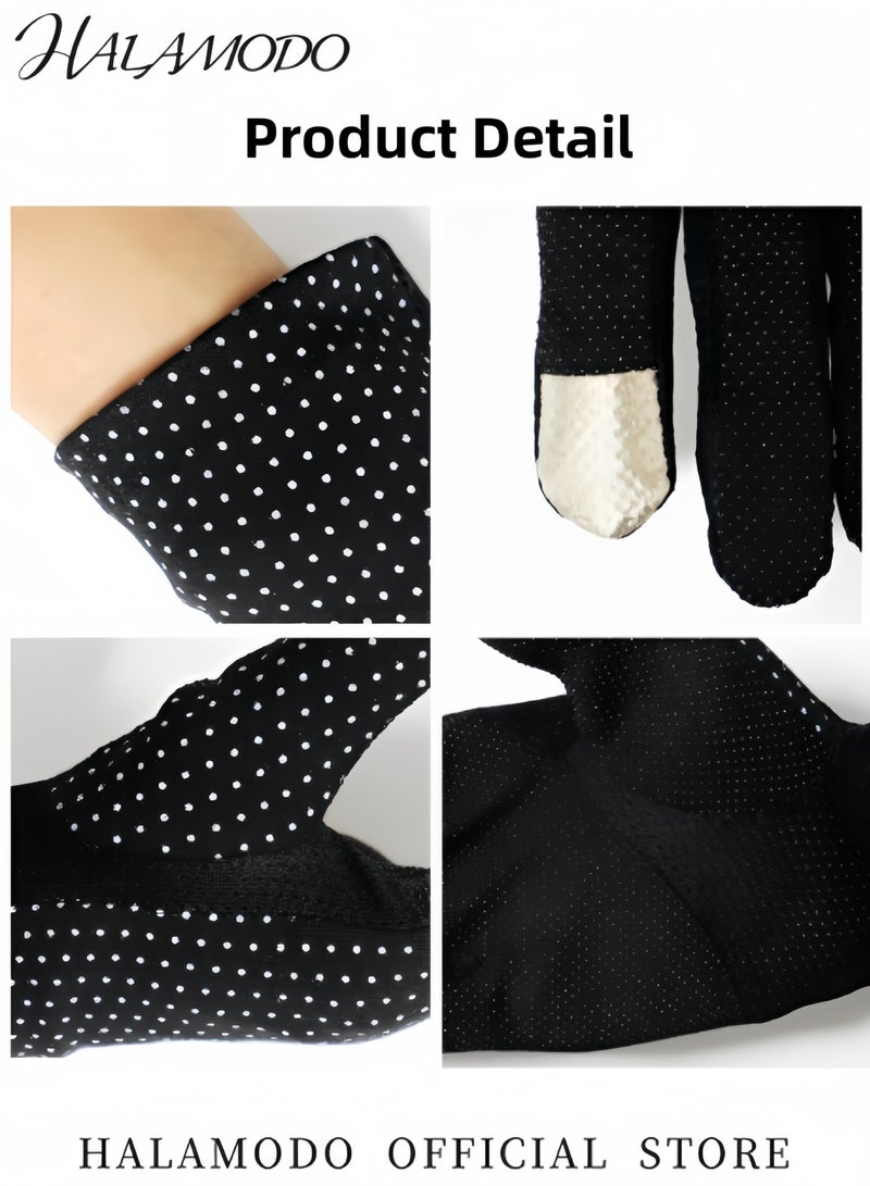 HALAMODO Women's Sunscreen Gloves Riding Touch Screen Outdoor UV Protection Gloves Thin Driving Gloves Breathable Lightweight Cycling Gloves for Outdoor Activities  - Image 2