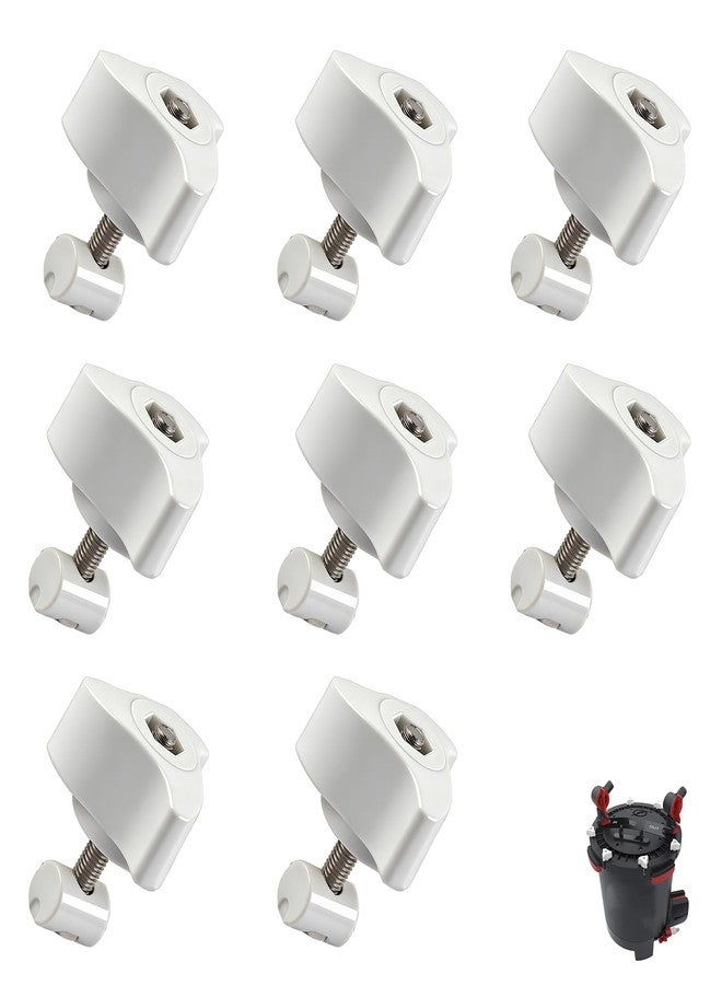 XwaYexa A20215 Canister Filter Lid Fastener, Exact Fit for Fluval FX2, FX4, FX5, FX6 Filters, Locking Clamp Replacement for Secure Lid Seal and Leak Prevention, 8-Pack - Image 1