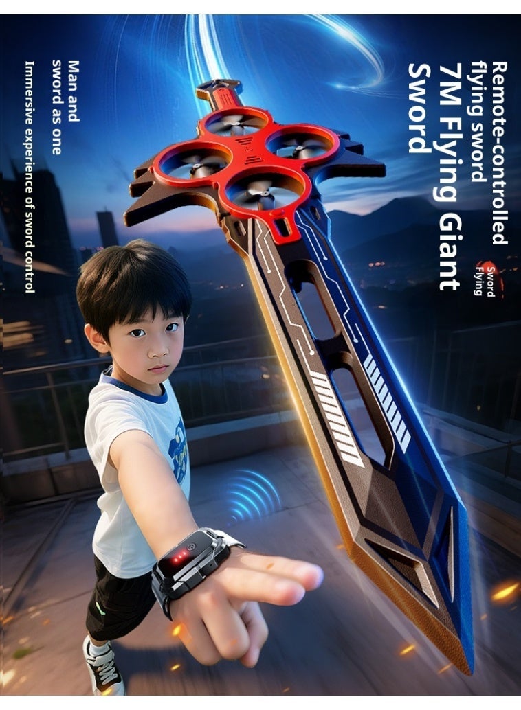 Flying Sword Toy with Hand Control – Flyable Sword, Kids' Toy for Boys, Children's Birthday Gift. Oversized Flying Sword【Gesture Remote Control + Flying Stunts + Long-lasting Battery Life】 - Image 1