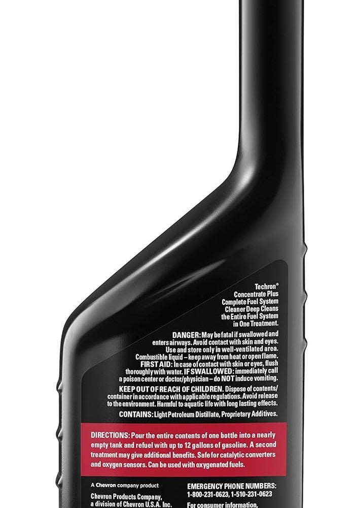 Chevron شيفرون 67740-CASE منظف نظام الوقود تكنولوجيكون المركز بلس - 12 أونصة (عبوة من 6) - Image 3