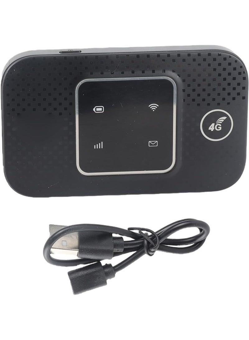 Salab Portable 4G 5G WiFi Mobile Router with SIM Slot, Travel WiFi with LED Display, Up to 300Mbps, 10 Connected Devices, Cat4 Lte MiFi Hotspot, 3000mAh Battery - Image 2